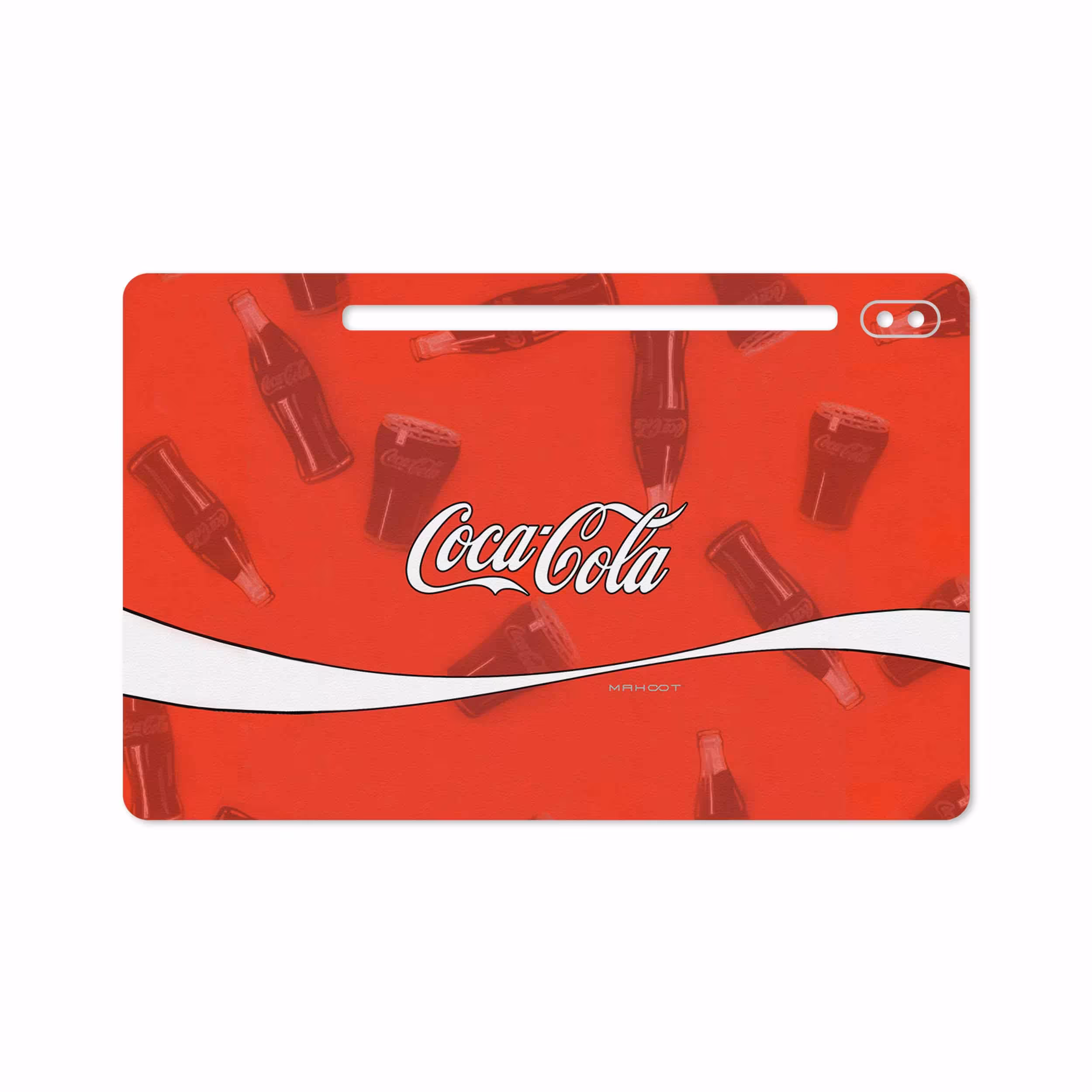 برچسب پوششی ماهوت مدل Coca-Cola-Logo مناسب برای تبلت سامسونگ Galaxy Tab S6 2019 SM-T865