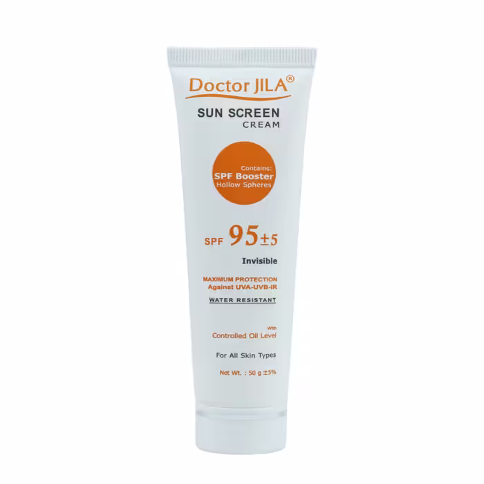 کرم ضد آفتاب دکتر ژیلا مدل Invisible با Spf 95 حجم 50میلی لیتر