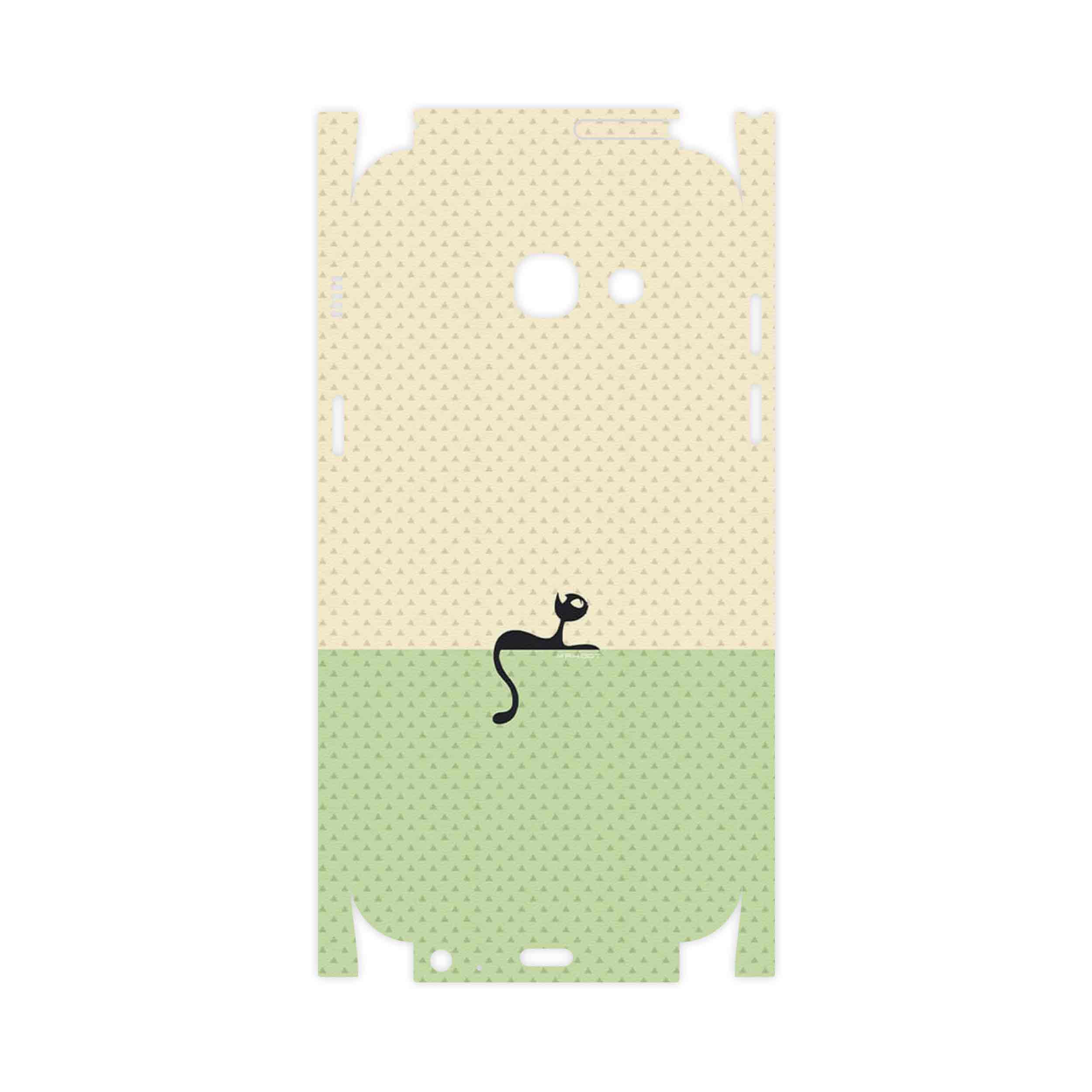 برچسب پوششی ماهوت مدل Minimal Internet Cat Icon-FullSkin مناسب برای گوشی موبایل سامسونگ Galaxy A3 2017