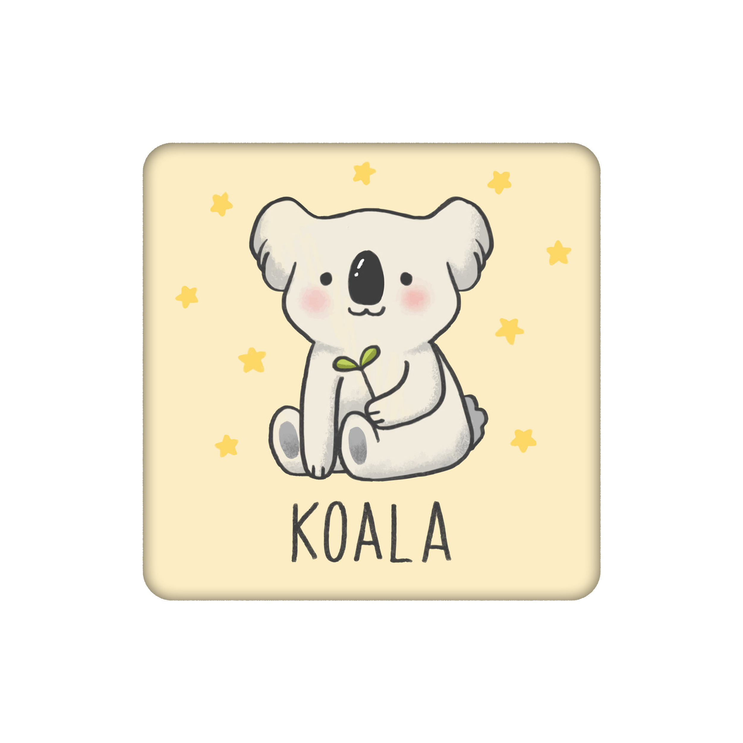 زیر لیوانی طرح کوآلا