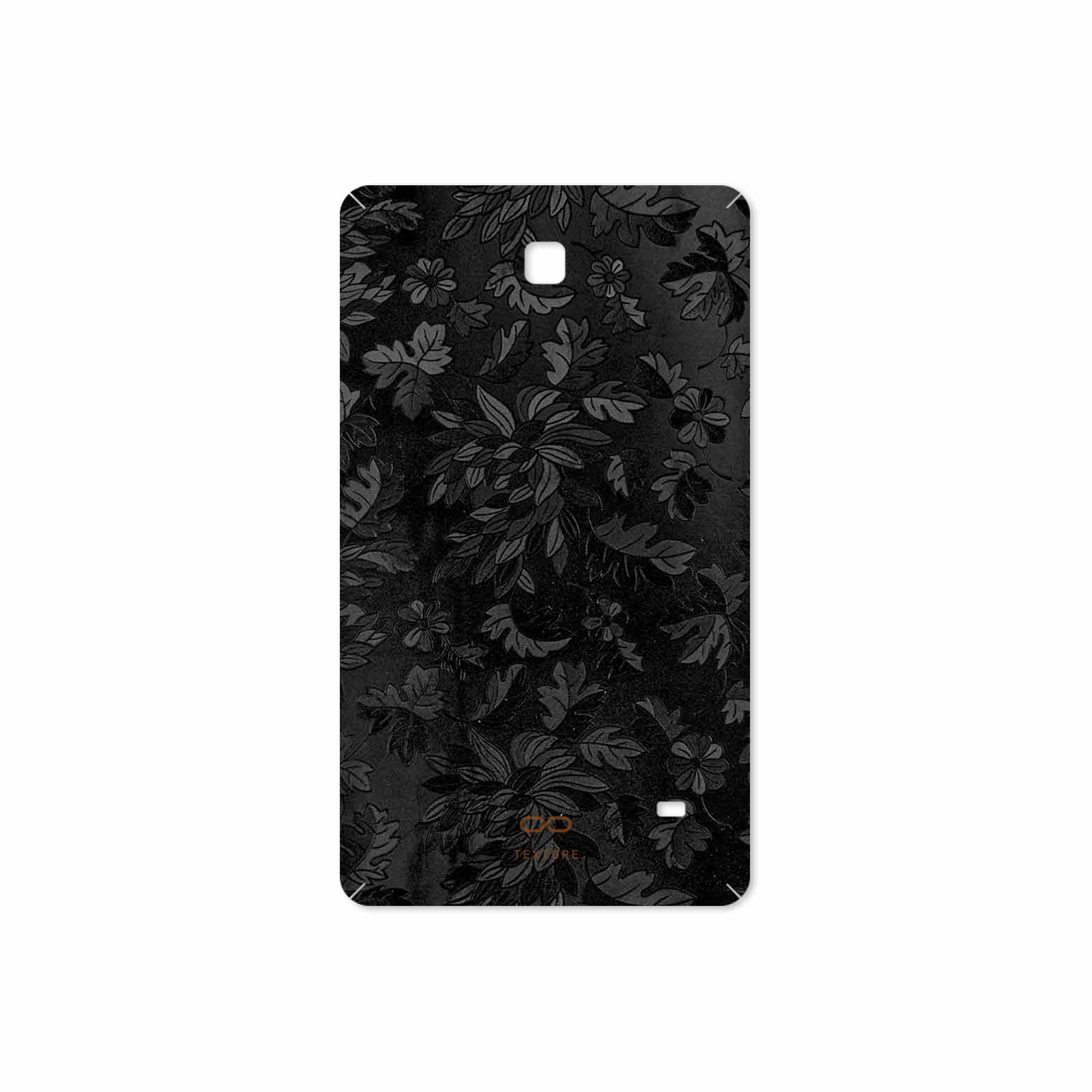 برچسب پوششی ماهوت مدل Black-Wildflower مناسب برای تبلت سامسونگ Galaxy Tab 4 7.0 2014 T231