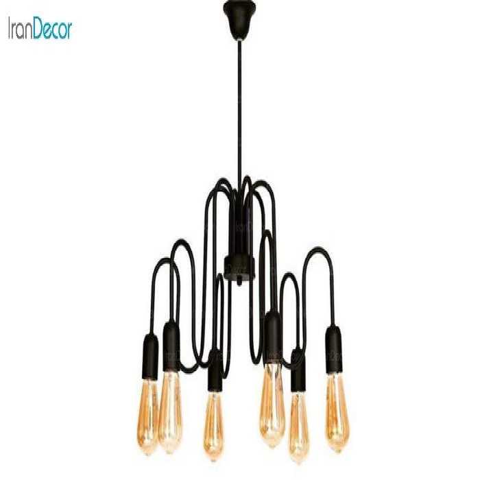 چراغ سقفی مدرن 6 شعله آرتا مدل 355