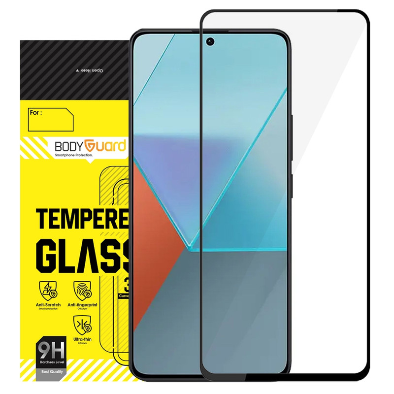 محافظ صفحه نمایش شیشه ای بادیگارد مدل FX مناسب برای گوشی موبایل شیائومی Redmi Note 13 Pro | کالا برتری