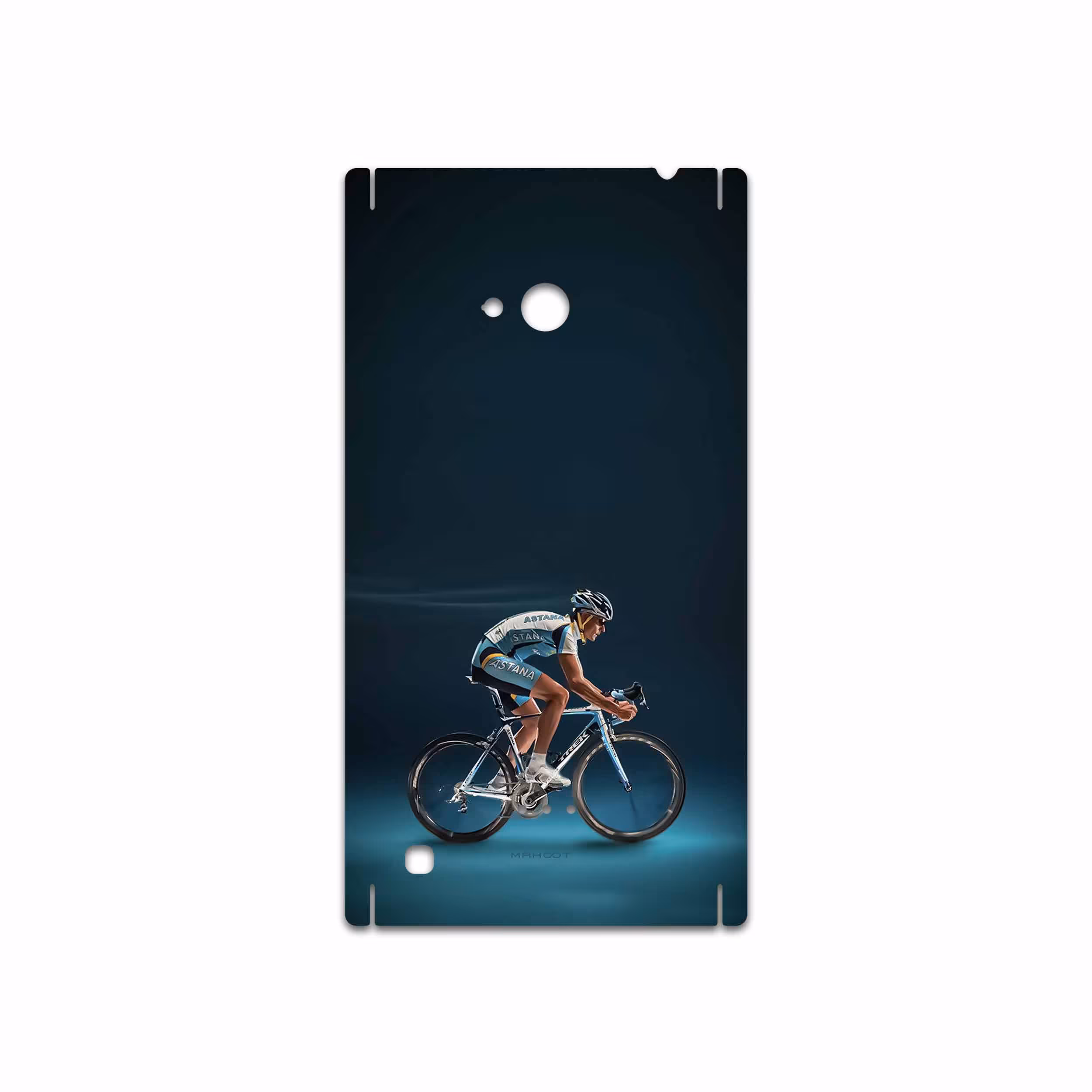 برچسب پوششی ماهوت مدل Road cycling مناسب برای گوشی موبایل نوکیا Lumia 720
