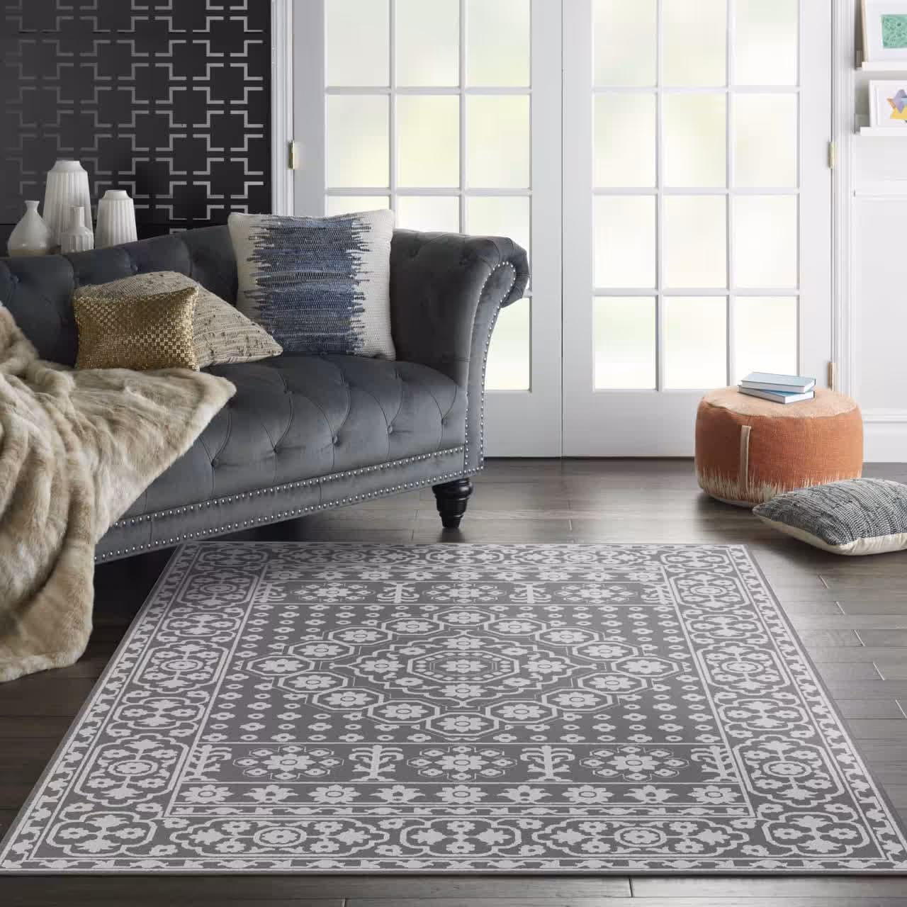روفرشی کشدار ضد اب مخمل شانل ابریشم کد 64S