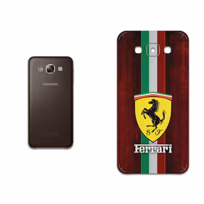 برچسب پوششی ماهوت مدل Ferrari مناسب برای گوشی موبایل سامسونگ Galaxy E7