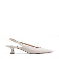 کفش پاشنه کلاسیک سفید زنانه 5FX شکسته Nine West