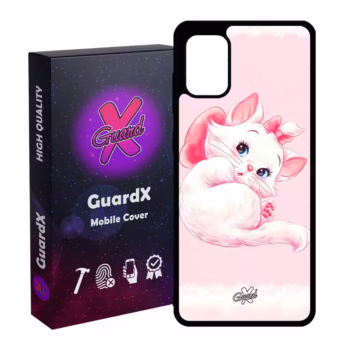 کاور گارد ایکس طرح Cat مدل Glass10219 مناسب برای گوشی موبایل سامسونگ Galaxy A31