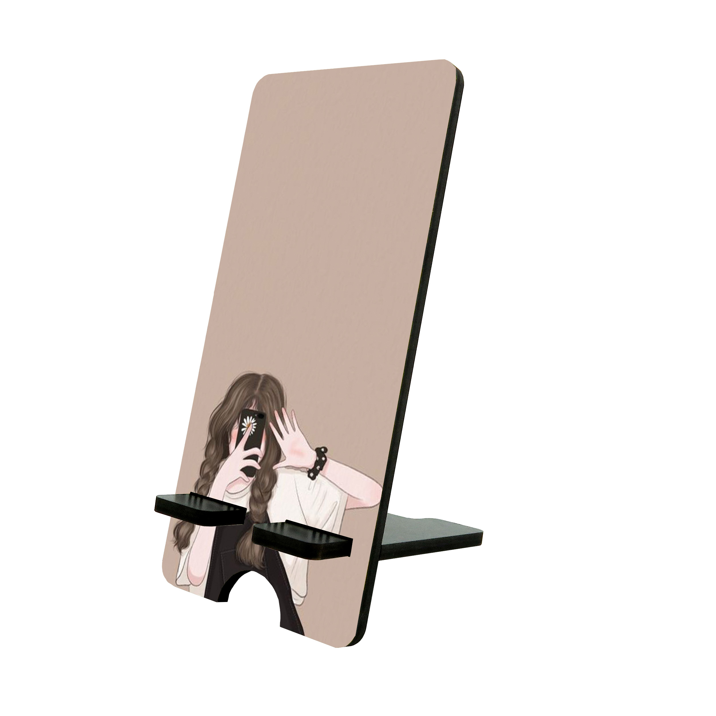 پایه نگهدارنده گوشی موبایل و تبلت طرح دخترانه کد 5459808