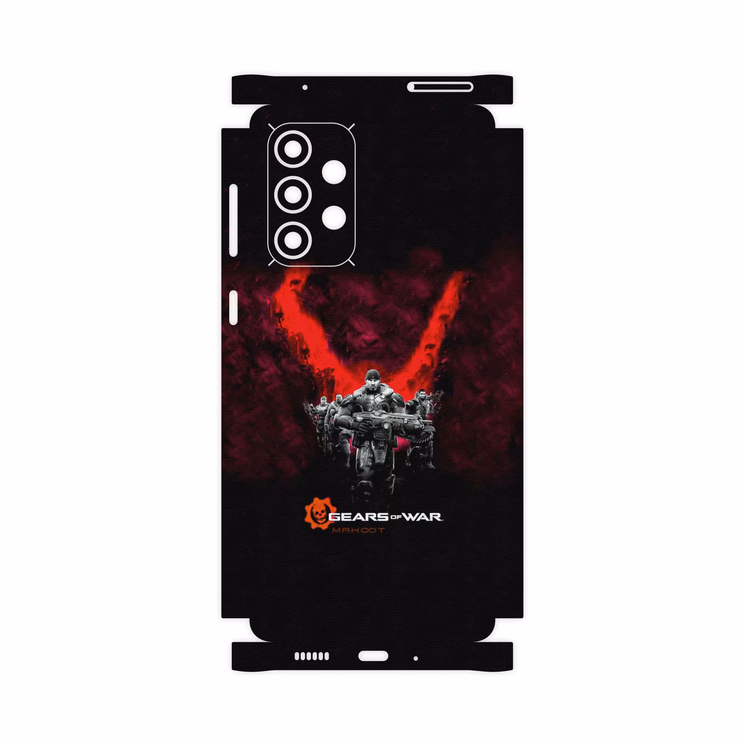 برچسب پوششی ماهوت مدل Gears-Of-War-Game-FullSkin مناسب برای گوشی موبایل سامسونگ Galaxy A33 5G