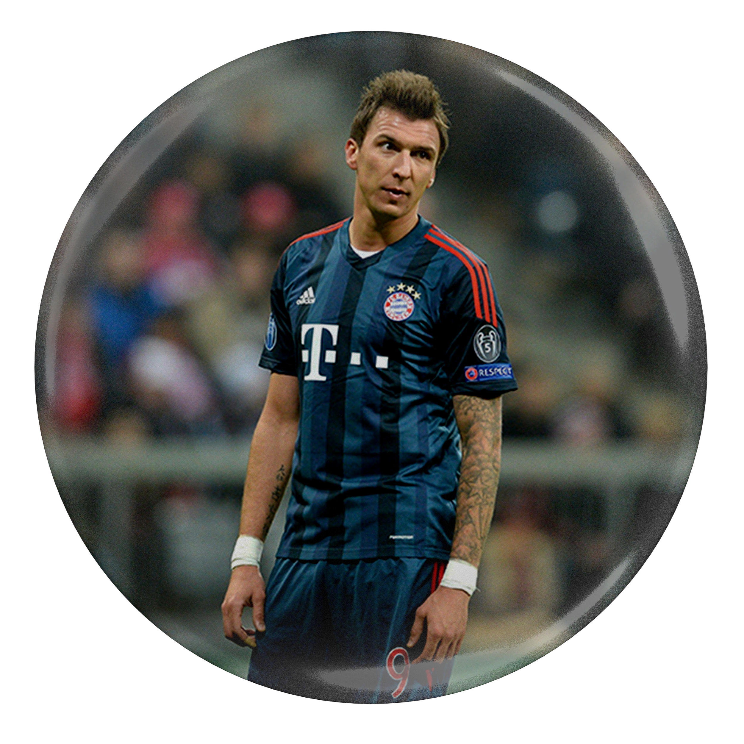 پیکسل طرح بازیکن فوتبال ماریو مانجوکیچ مدل S4707