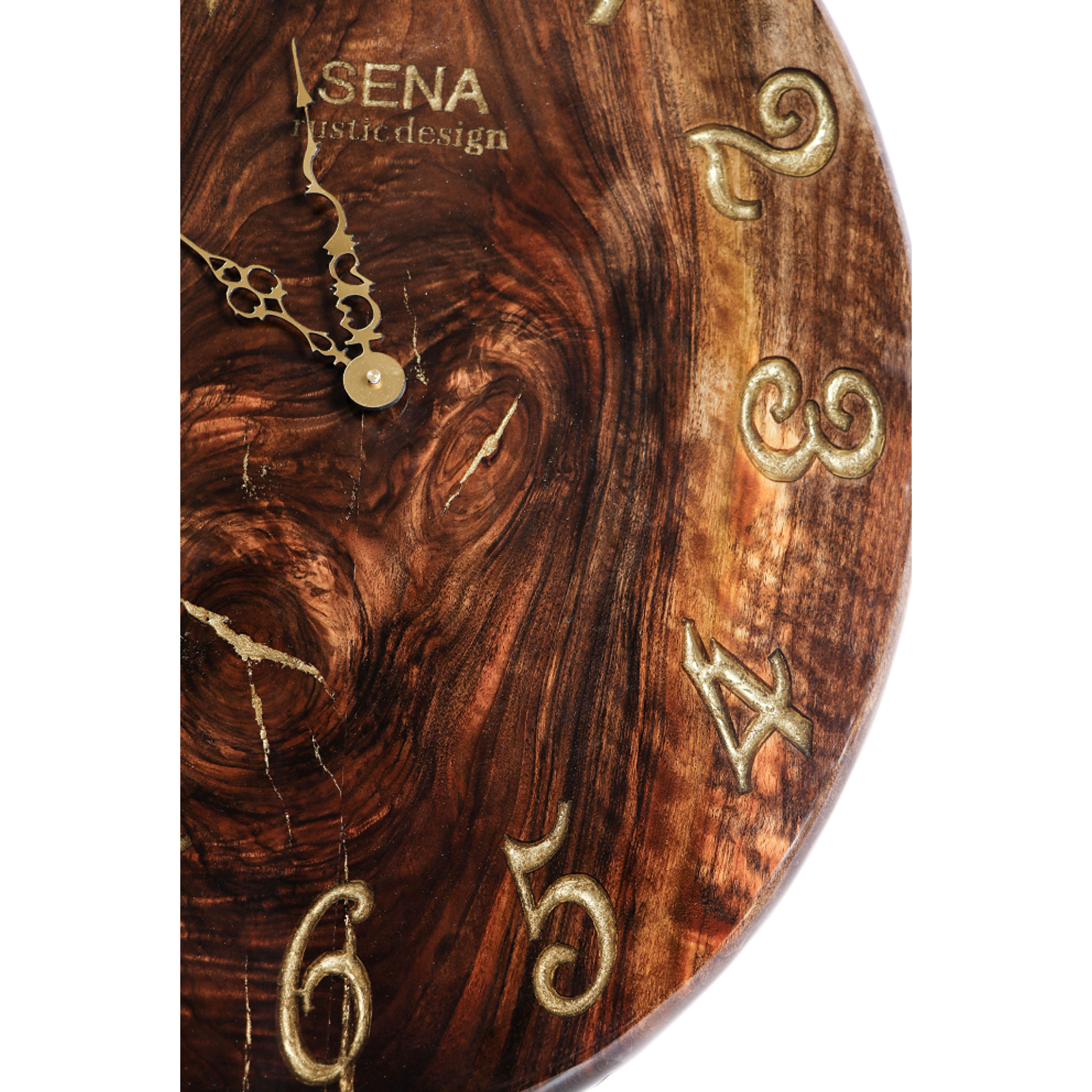 ساعت دیواری مدل بیضی کد ۱۰۹