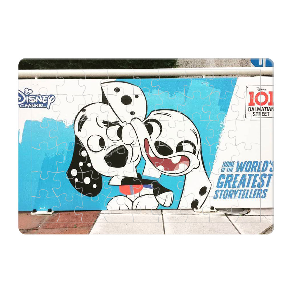 پازل 54 تکه طرح سگ های خالدار مدل P021