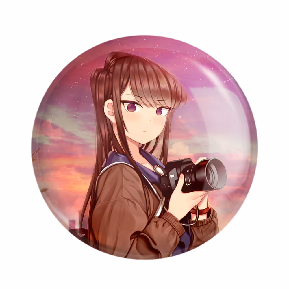 پیکسل خندالو مدل انیمه کومی سان کد 16063