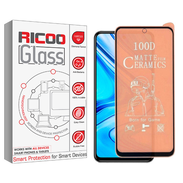محافظ صفحه نمایش مات ریکوو مدل HD مناسب برای گوشی موبایل شیائومی Redmi Note 9 pro/ Note 9S | کالا برتری