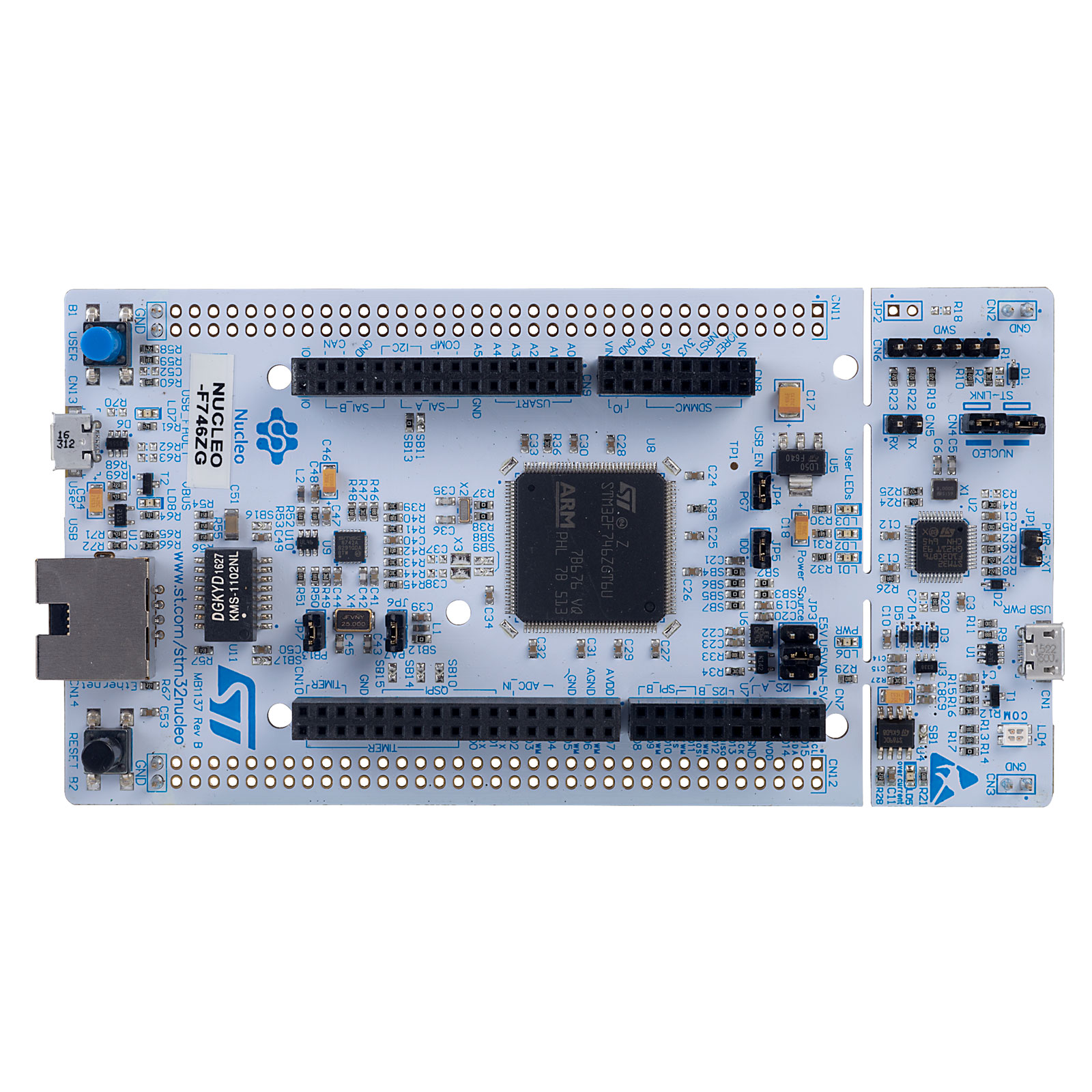 برد آموزشی شرکت اس تی مدل NUCLEO-F746ZG