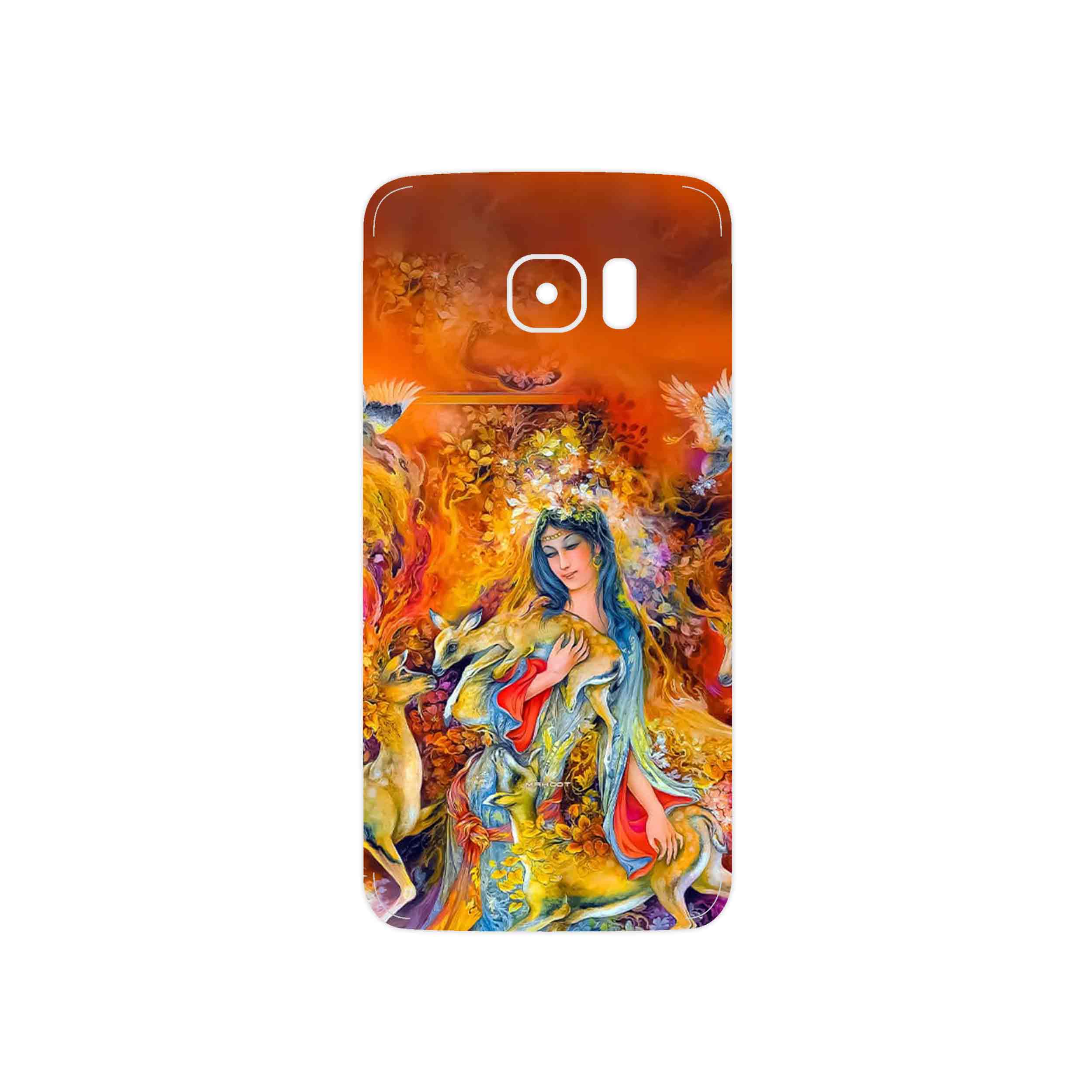 برچسب پوششی ماهوت مدل Persian miniature 2 مناسب برای گوشی موبایل سامسونگ Galaxy S7 Edge