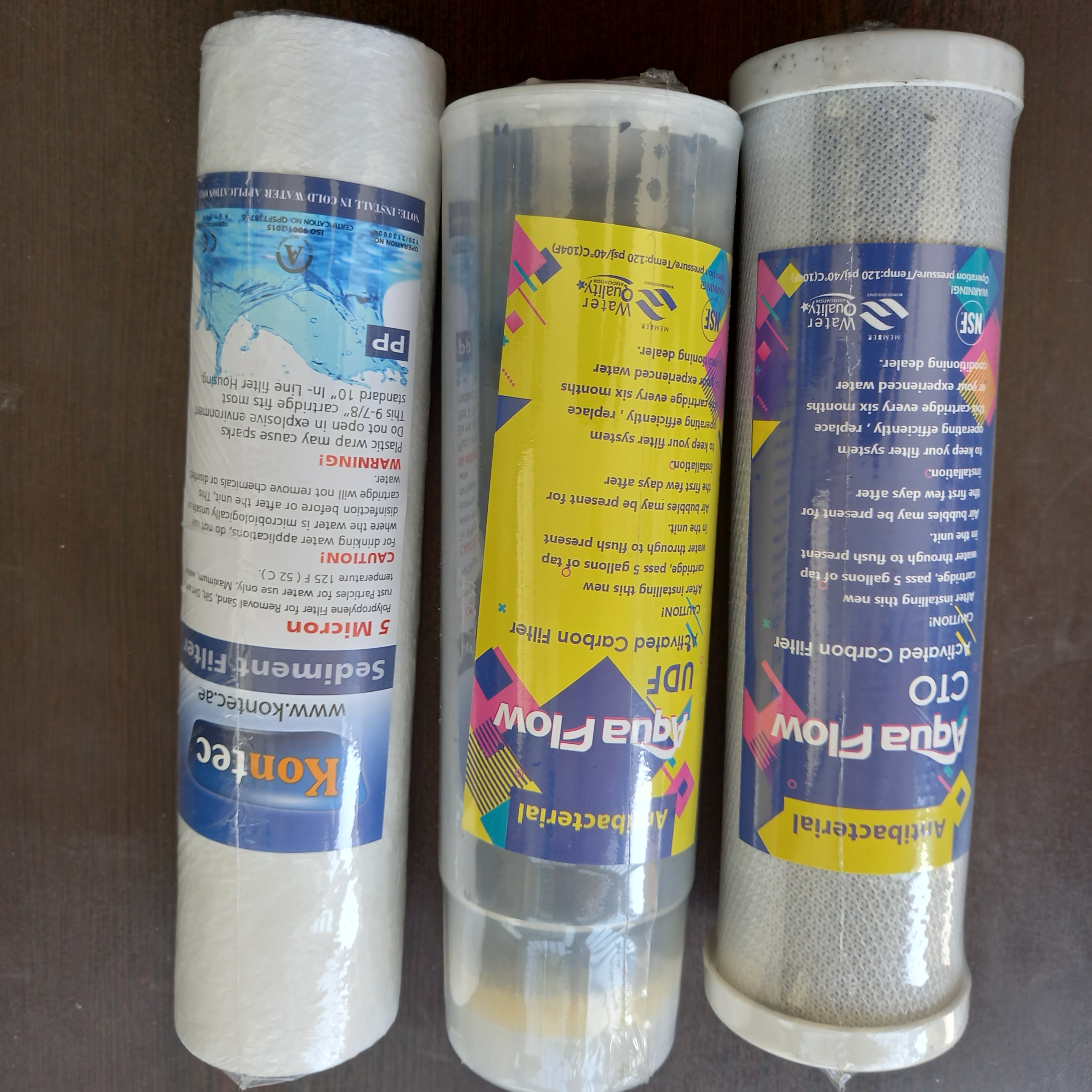 پک(سه عددی) فیلتر آکوا دستگاه تصفیه آب(ارسال رایگان)