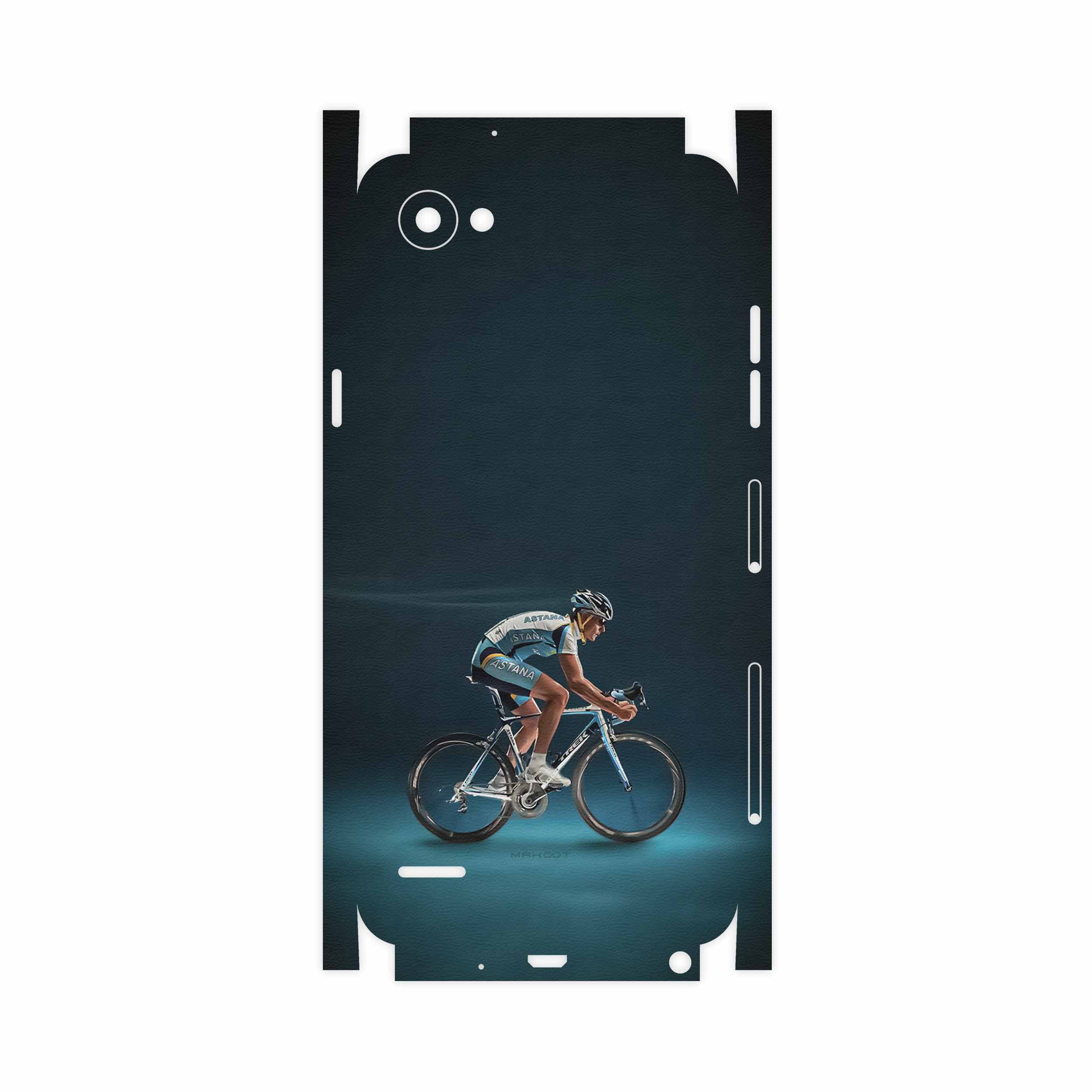برچسب پوششی ماهوت مدل Road cycling-FullSkin مناسب برای گوشی موبایل ال جی Q6