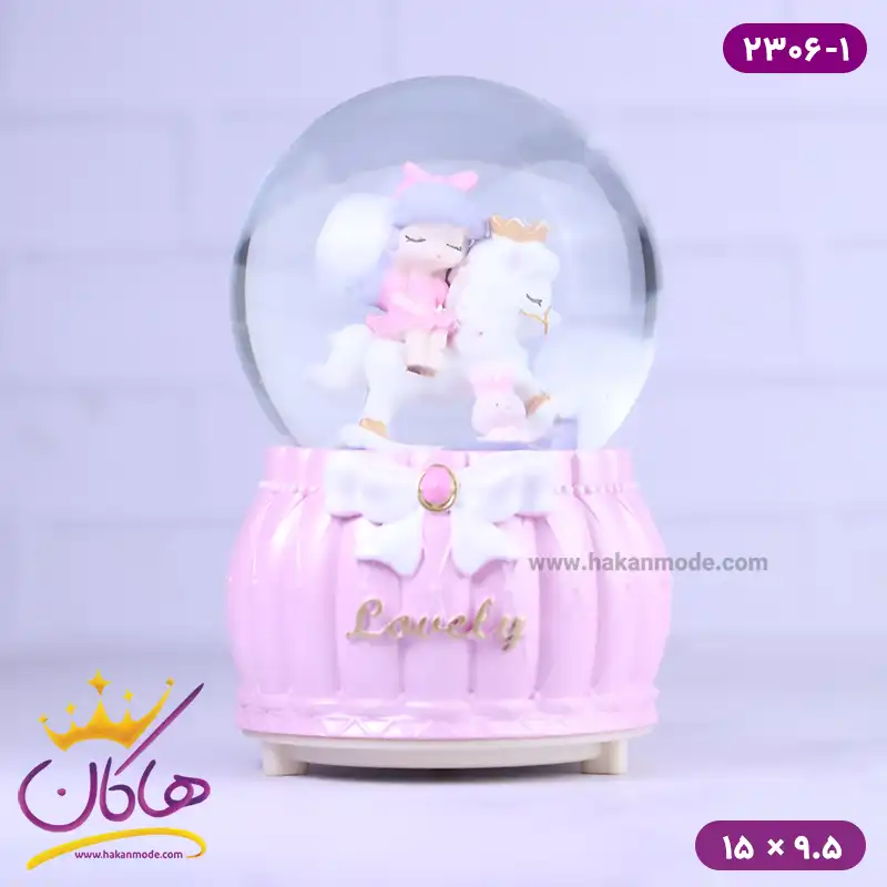 گوی موزیکال دخترک و اسب یونیکورن 2306/1