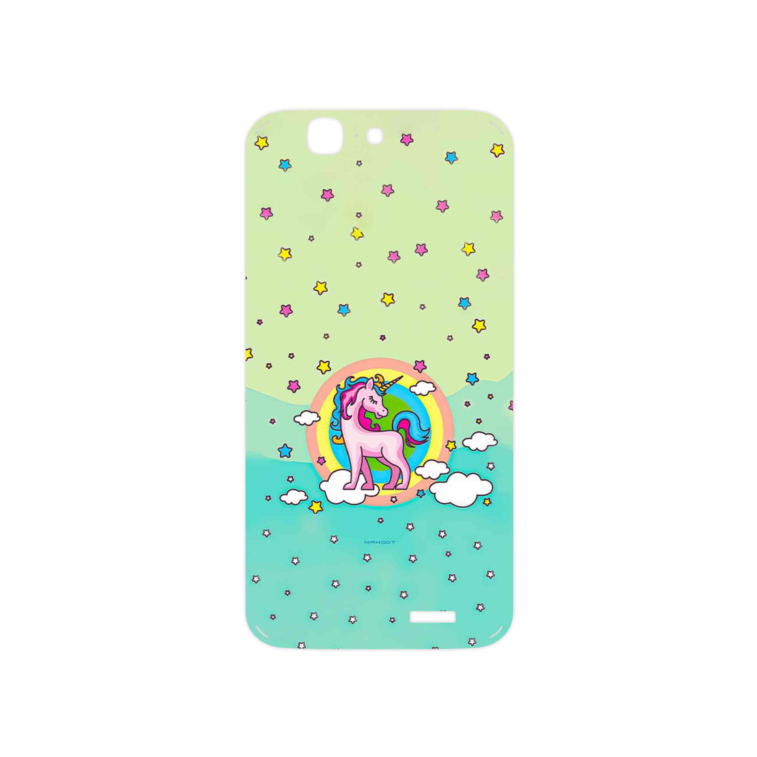 برچسب پوششی ماهوت مدل Rainbow unicorn adventure مناسب برای گوشی موبایل هوآوی Ascend G7
