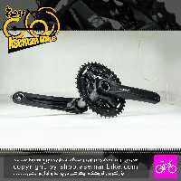طبق قامه دوچرخه شیمانو مدل MT210 سه سرعته ضریب دندانه 22-30-40 ساخت مالزی Shimano Bike Cranckset MT210