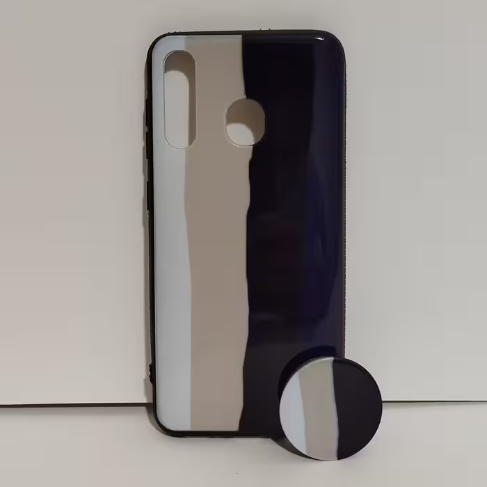کاور کد 7012 مناسب برای گوشی موبایل سامسونگ Galaxy A20 به همراه پایه نگهدارنده
