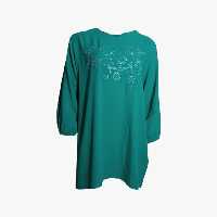 قیمت و خرید شومیز جلو بسته Emerald Green کد 3842 - ریوروبه