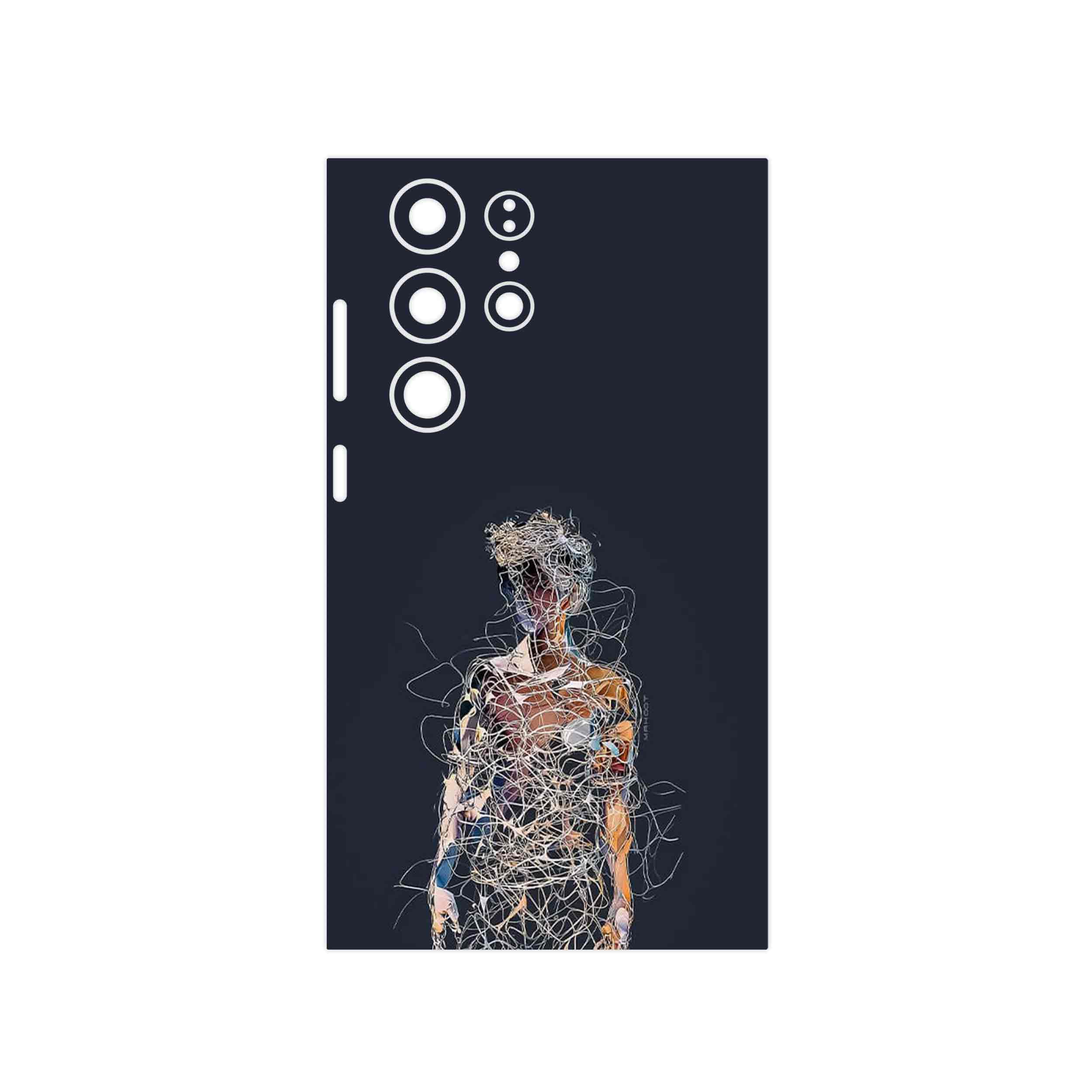 برچسب پوششی ماهوت مدل Strings Digital Art 1 مناسب برای گوشی موبایل سامسونگ Galaxy S23 Ultra