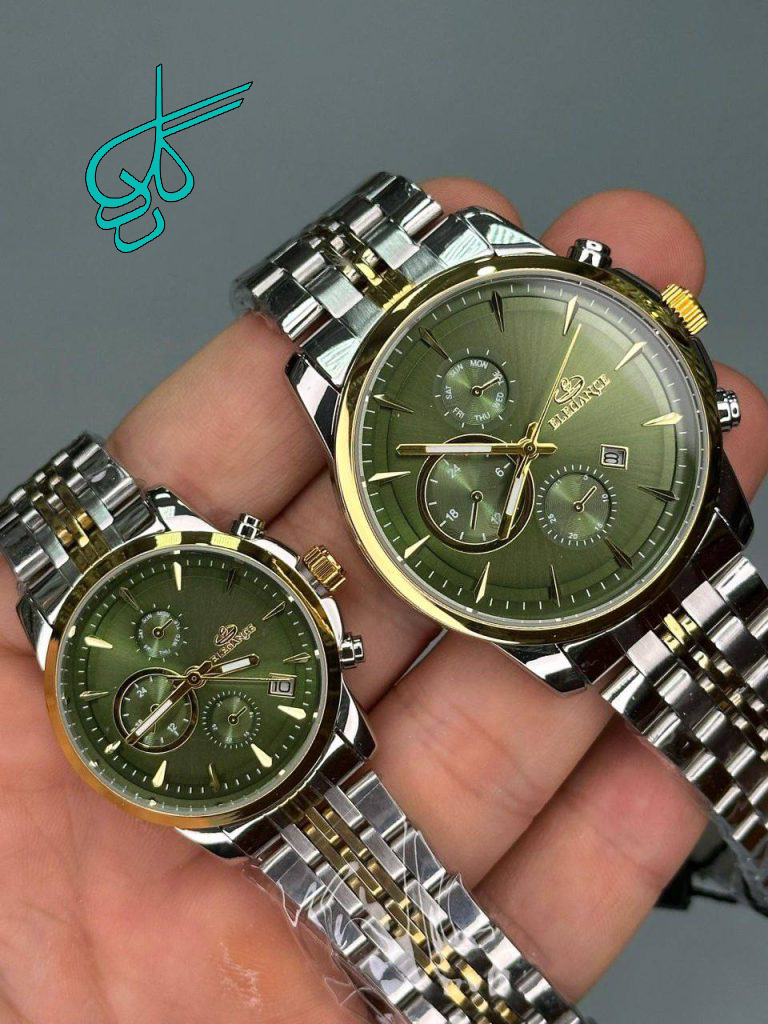 خرید ست ساعت زنانه و مردانه الگانس موتور ژاپن کیفیت عالی رنگ ثابت کد 2117075 - ردگل