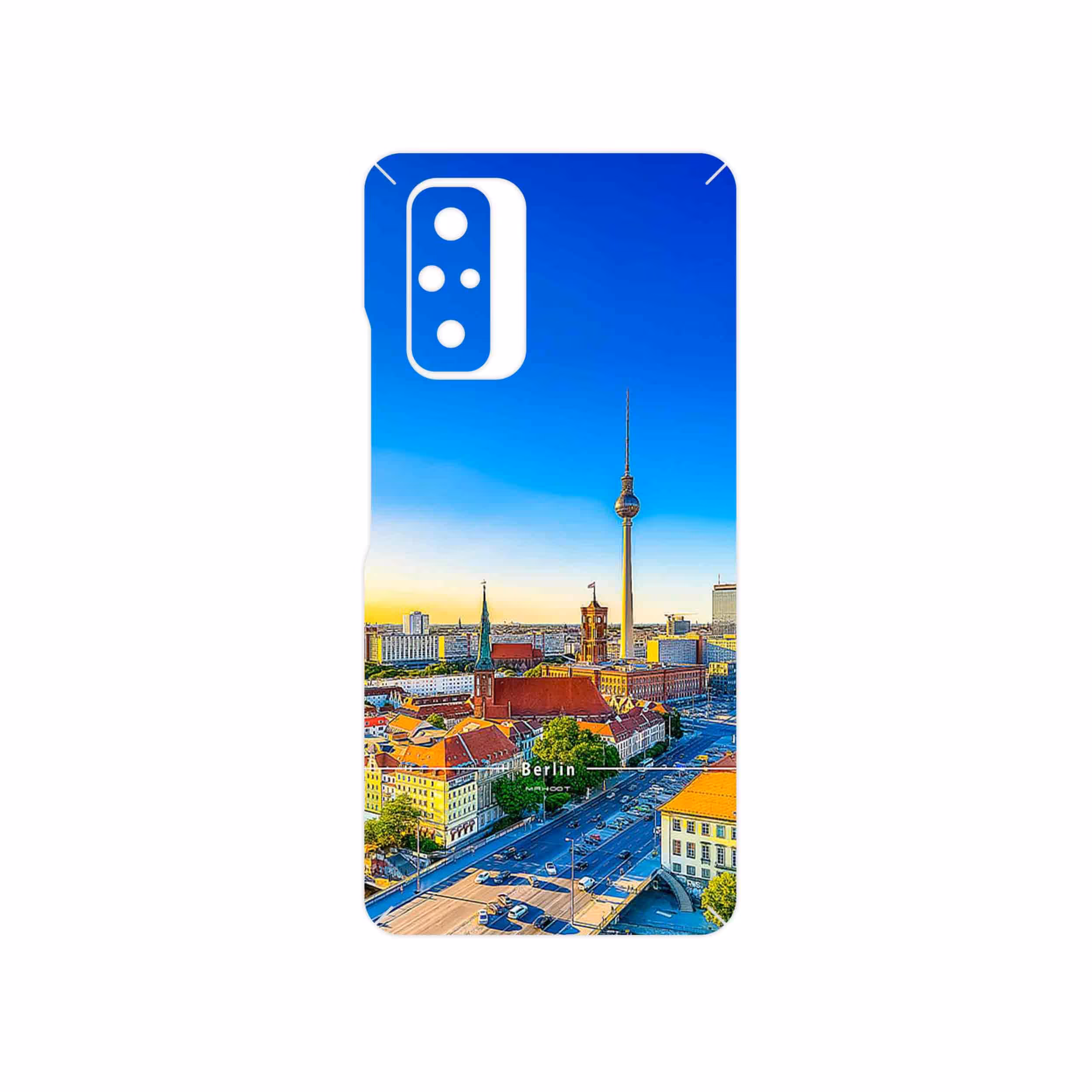 برچسب پوششی ماهوت مدل City of Berlin مناسب برای گوشی موبایل شیائومی Redmi Note 10 Pro
