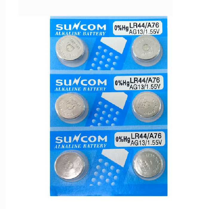 باتری ساعت مدل LR44 کد 13 بسته 6 عددی