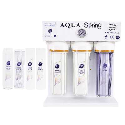 دستگاه تصفیه کننده آب آکوآ اسپرینگ مدل RO-S7-WZ 7940 به همراه فیلتر مجموعه 4 عددی