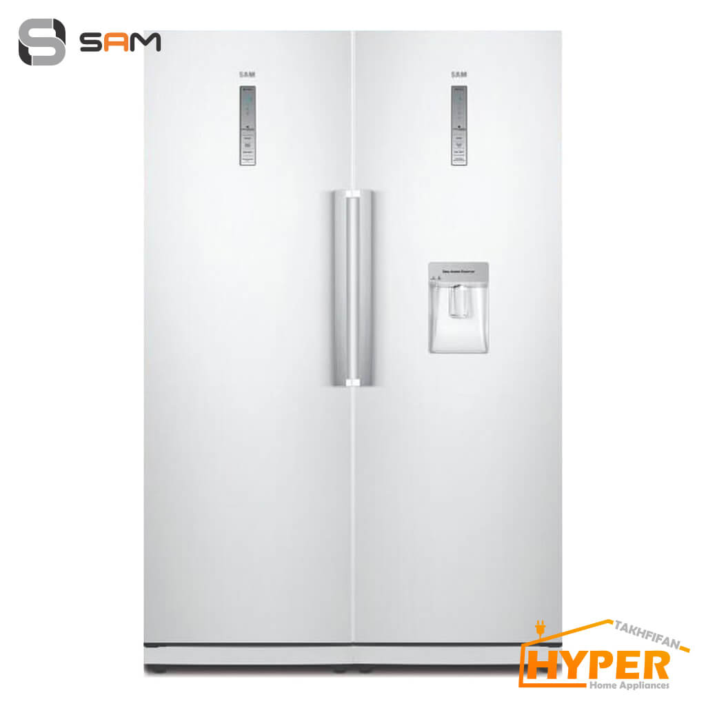 یخچال فریزر دوقلو سام RR50W-RZ50W سفید 40 فوت