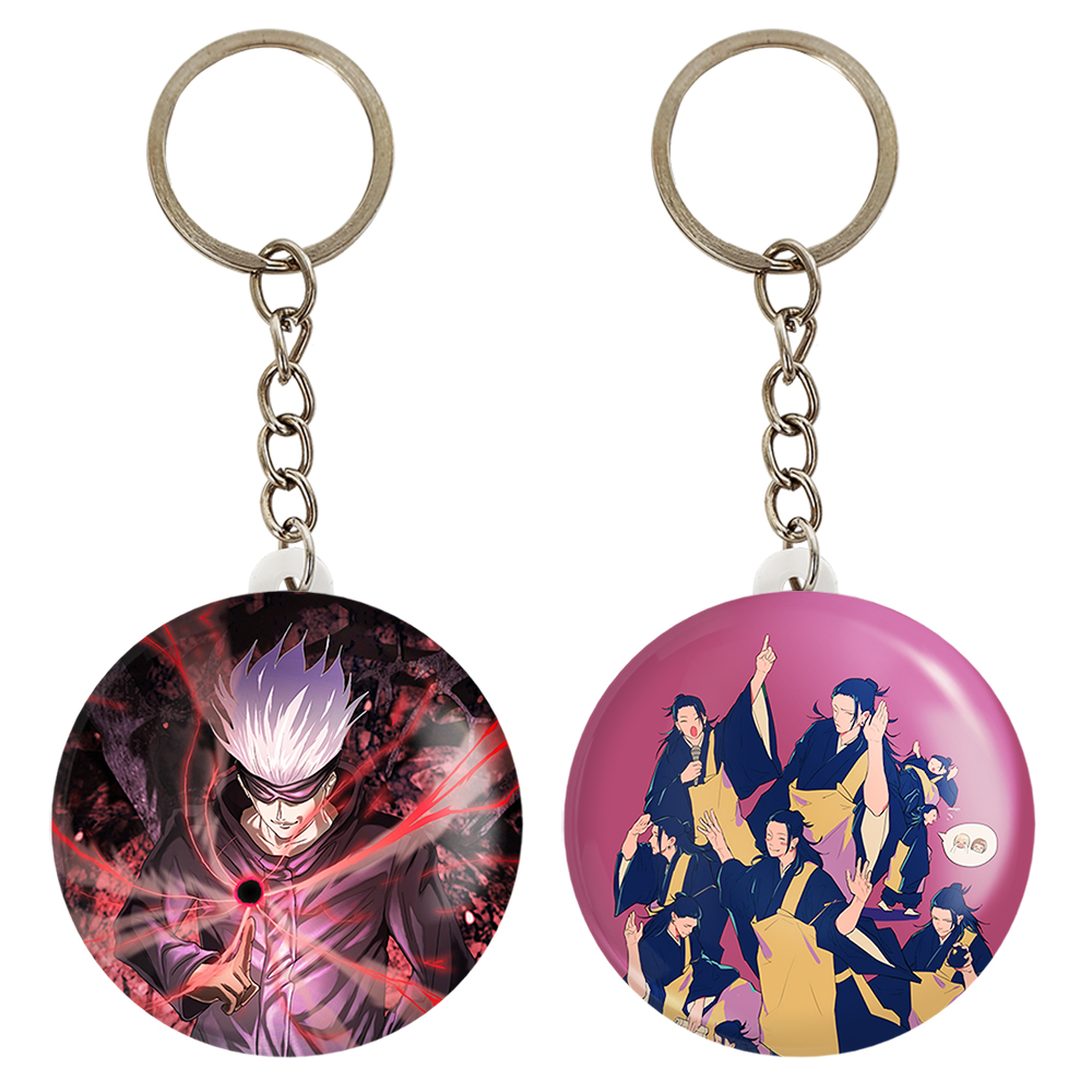 جاکلیدی خندالو مدل ساتورو گوجو و سوگورو گتو انیمه جوجوتسو کایزن کد 1107211079 مجموعه 2 عددی