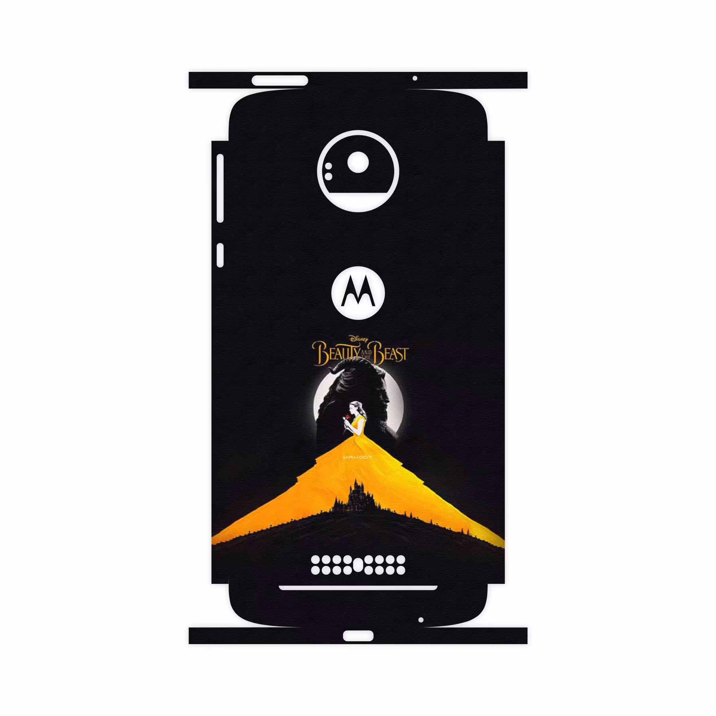 برچسب پوششی ماهوت مدل Beauty and the Beast-FullSkin مناسب برای گوشی موبایل موتورولا Moto Z