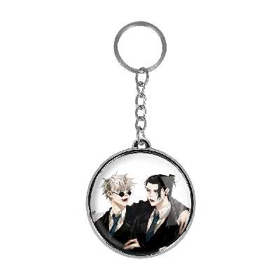 جاکلیدی خندالو طرح گتو و کودکی گوجو ساتورو انیمه جوجوتسو کایزن مدل دوطرفه کد 1112311127