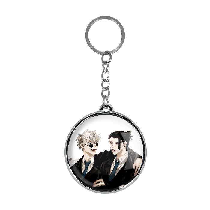 جاکلیدی خندالو طرح گتو و کودکی گوجو ساتورو انیمه جوجوتسو کایزن مدل دوطرفه کد 1112311127