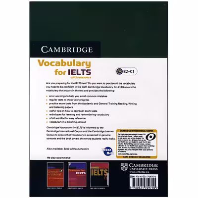 کتاب Vocabulary For Ielts اثر Pauline Cullen انتشارات زبان مهر