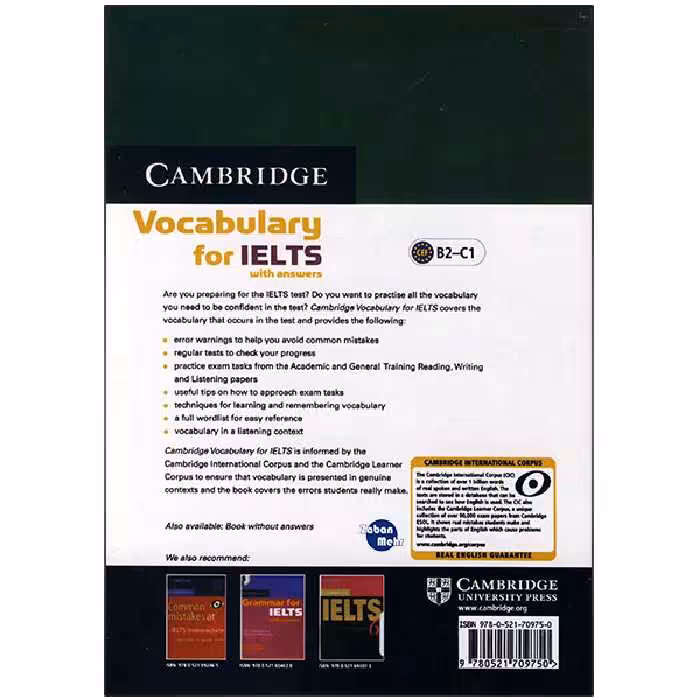 کتاب Vocabulary For Ielts اثر Pauline Cullen انتشارات زبان مهر