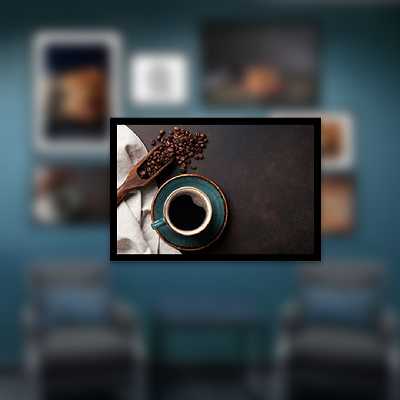 تابلو بکلیت طرح صبحانه کافی و پنکیک مدل B-891 مجموعه 7 عددی