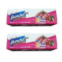 کیسه زیپ دار پامچال مدل دو زیپ کد 20x30 دو بسته 25 عددی