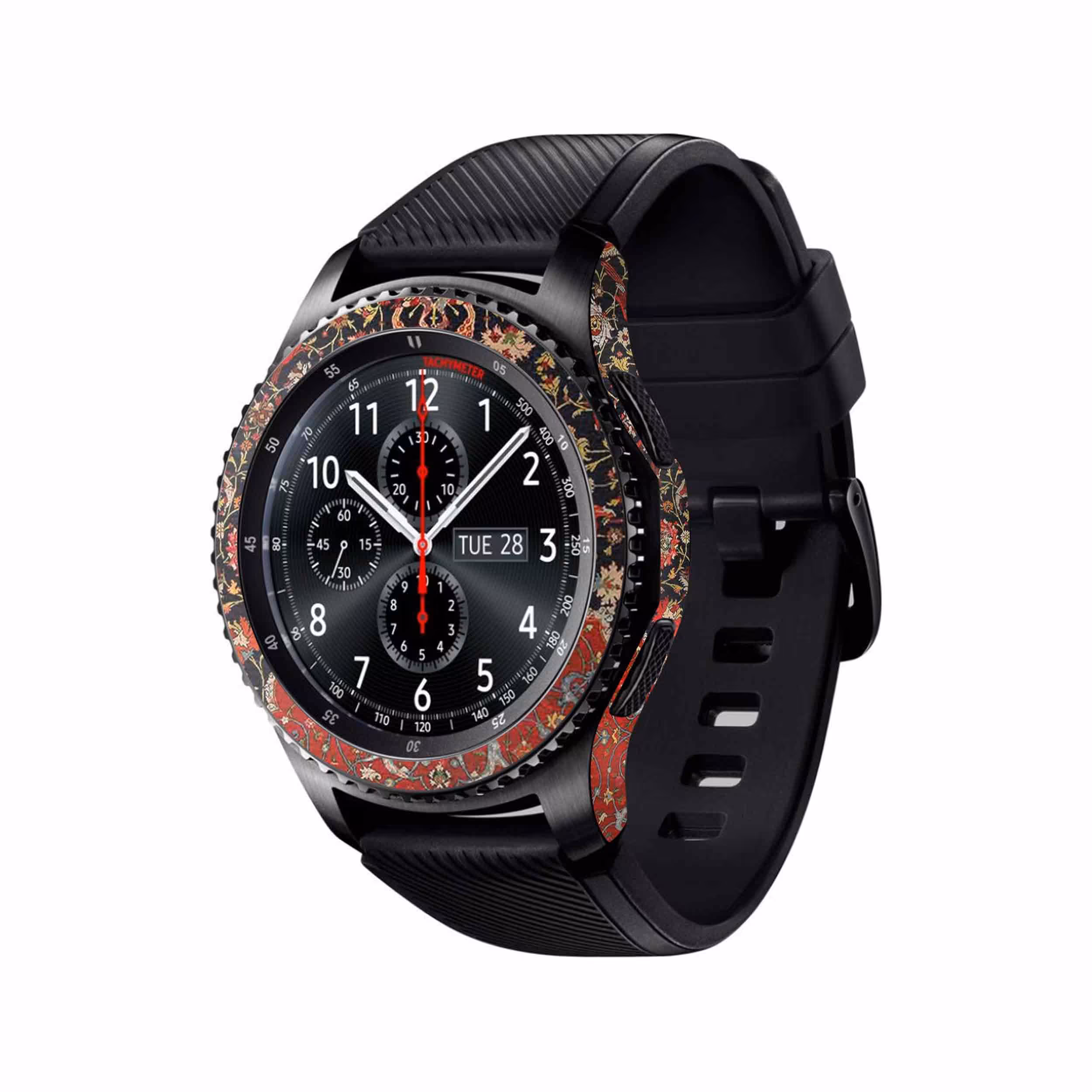 برچسب ماهوت طرح Iran-Carpet6 مناسب برای ساعت هوشمند سامسونگ Galaxy Gear S3 Frontier