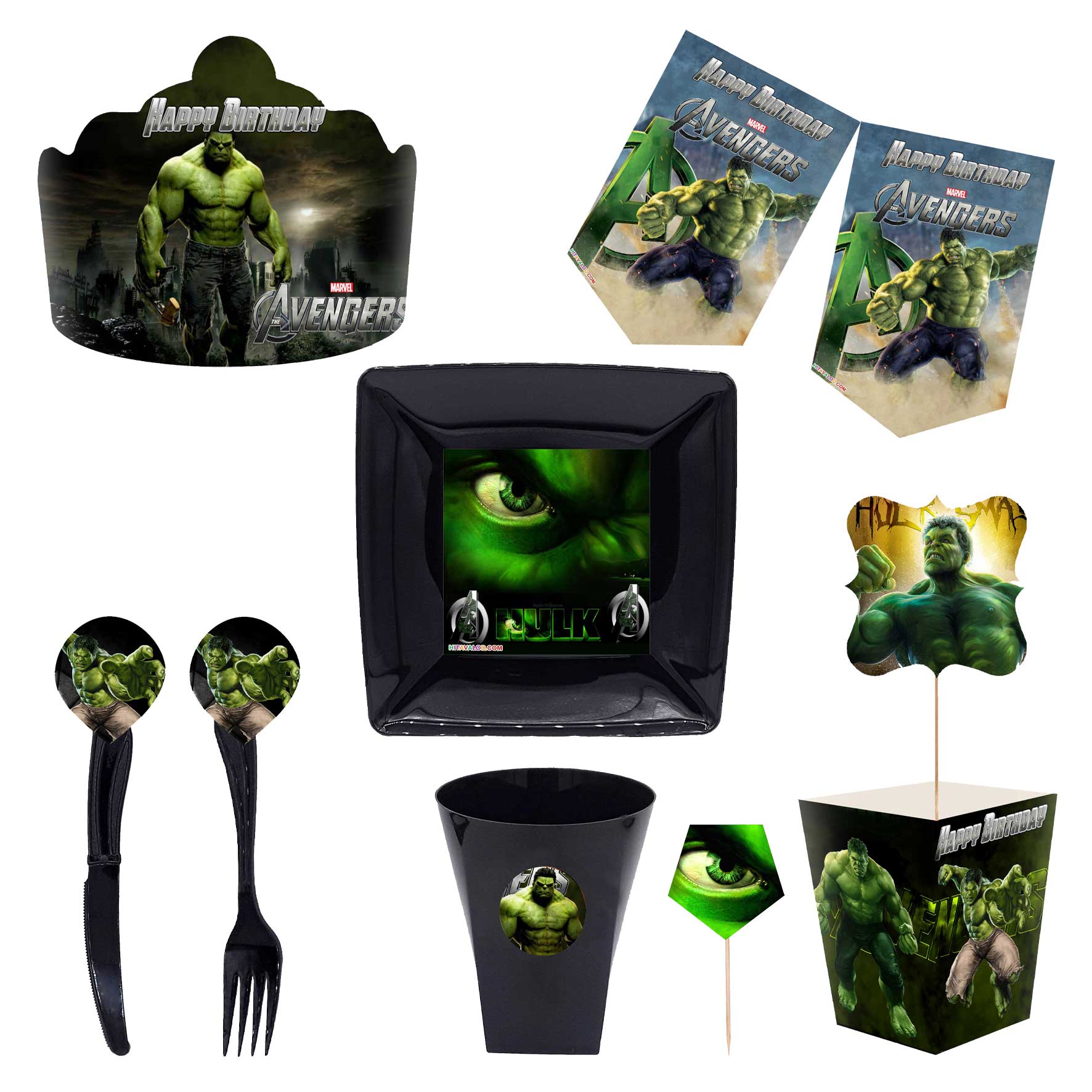  مجموعه 72 عددی تم تولد طرح هالک