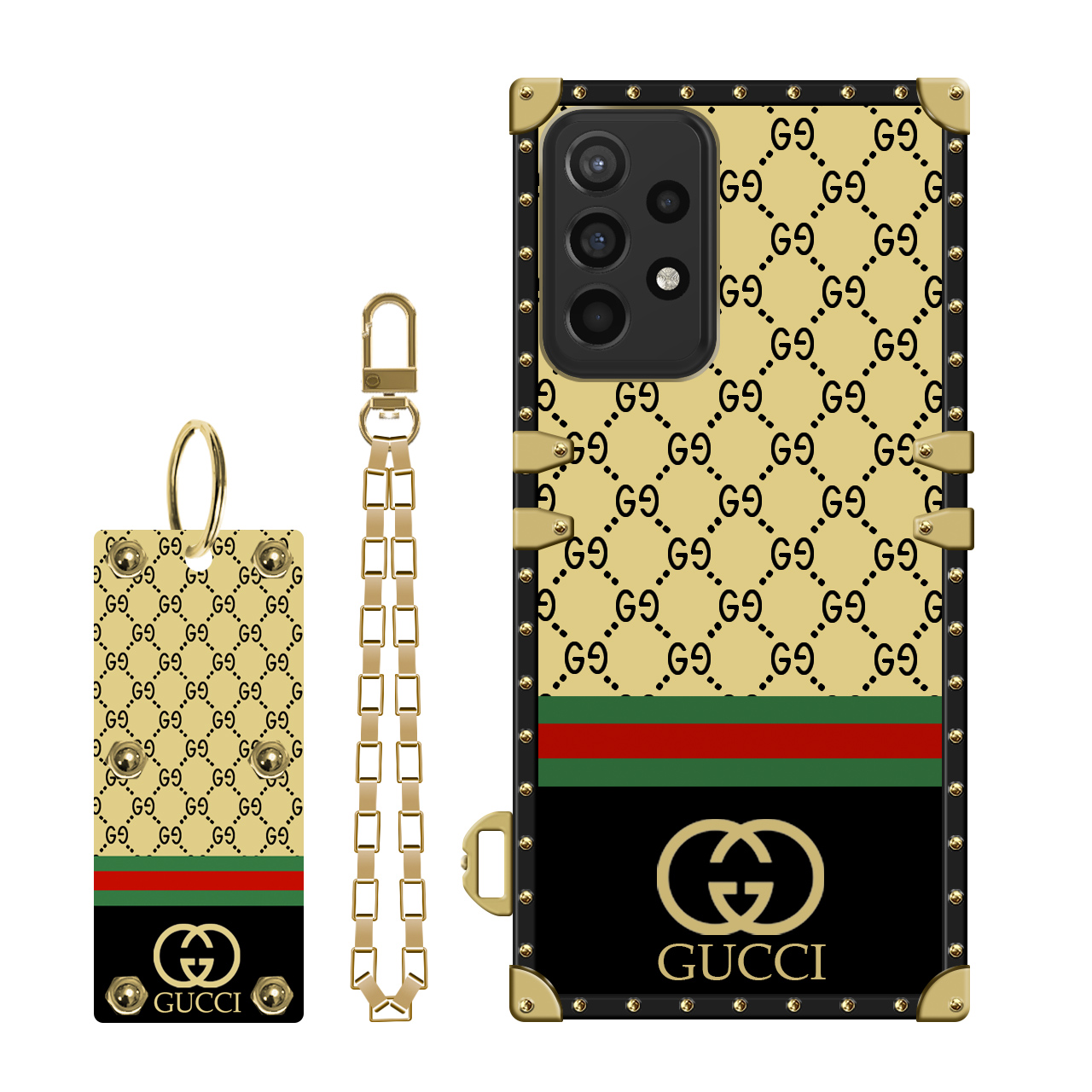 کاور مدل صندوقی کد L02 مناسب برای گوشی موبایل سامسونگ Galaxy  A72 4G به همراه بند آویز