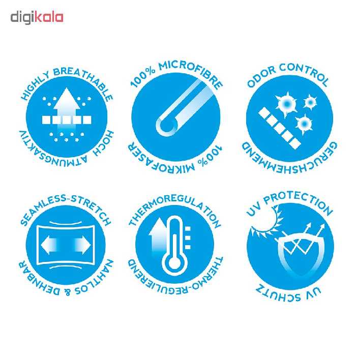 دستمال سر و گردن پک مدل UV Protector Blomma