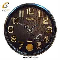 ساعت دیواری اورجینال ولدر PVC مشکی| کد رفرنس 632