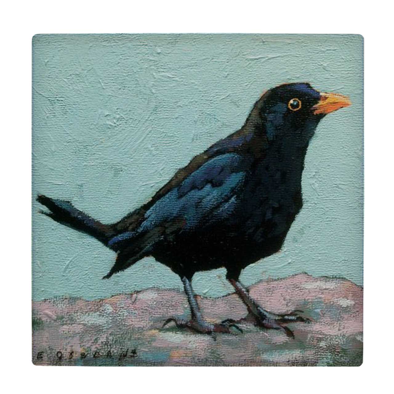 زیر لیوانی طرح نقاشی کلاغ کد    3530037_1365