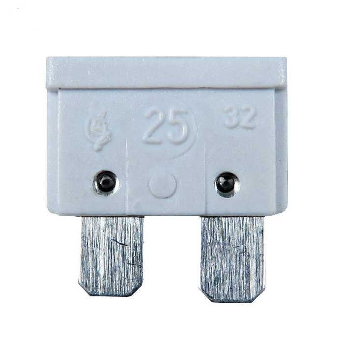 فیوز خودرو تک لایت مدل AM 25 مجموعه 100 عددی