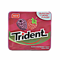 آدامس جعبه فلزی تمشک تریدنت Trident مدل Black Raspberry